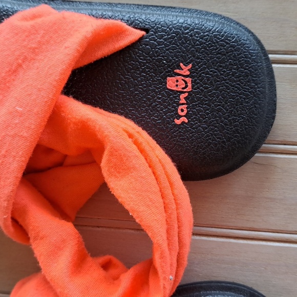 Sanuk Girls Youth Yoga Sling Mat Thong Lightweight Cushioned Comfort Sandals - Picture 2 of 5